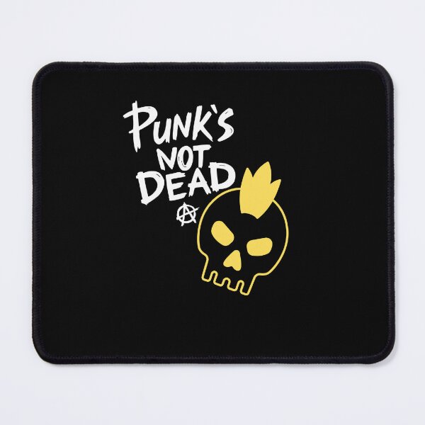 Item preview, Punks Not Dead Punx Skull Yellow designed and sold by SZPdezigns.