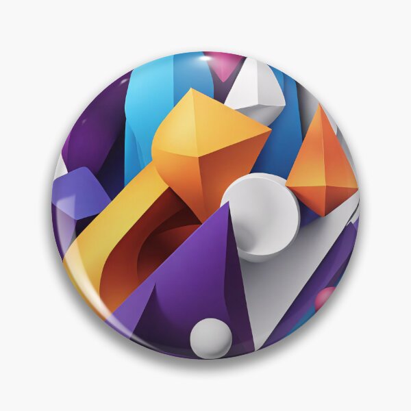 Item preview, Abstract Shape Art Blue Purple Orange Pink V5 designed and sold by Salimgor Hangaround Music.