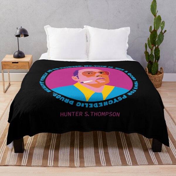 Item preview, Raoul Duke Portrait - Trippy Quote Edition - Fear and loathing in Las Vegas designed and sold by Boogosh.