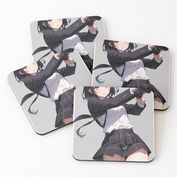 Item preview, Cute Anime School Girl, Rei Watanabe designed and sold by iloveanimechibi.