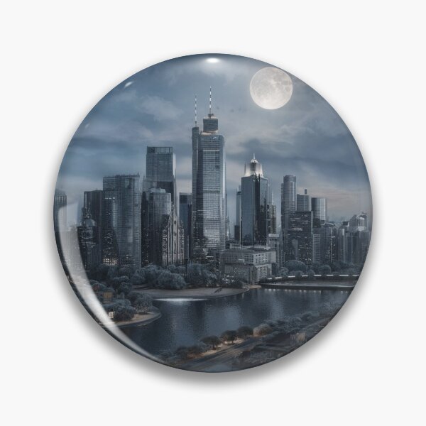 Item preview, City in the moonlight designed and sold by Designartia.