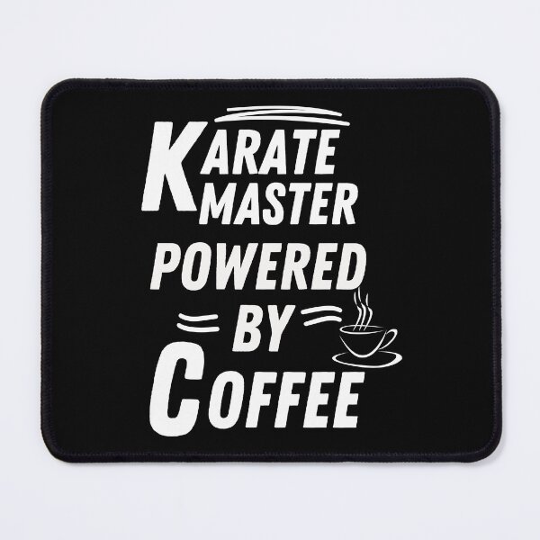 Item preview, Karate master powered by coffee designed and sold by annoying-shirts.