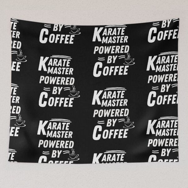 Item preview, Karate master powered by coffee  designed and sold by annoying-shirts.
