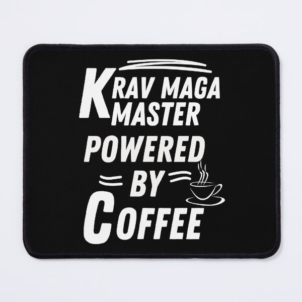 Item preview, Krav maga master powered by coffee designed and sold by annoying-shirts.