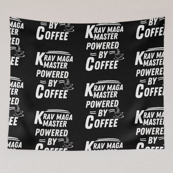 Item preview, Krav maga master powered by coffee   designed and sold by annoying-shirts.