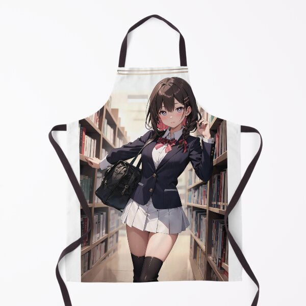 Item preview, Cute Anime School Girl, Ayako Mizushima designed and sold by iloveanimechibi.