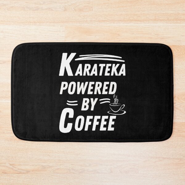 Item preview, Karateka powered by coffee designed and sold by annoying-shirts.