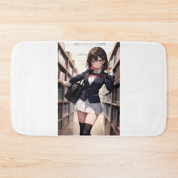 Item preview, Cute Anime School Girl, Ayako Mizushima designed and sold by iloveanimechibi.