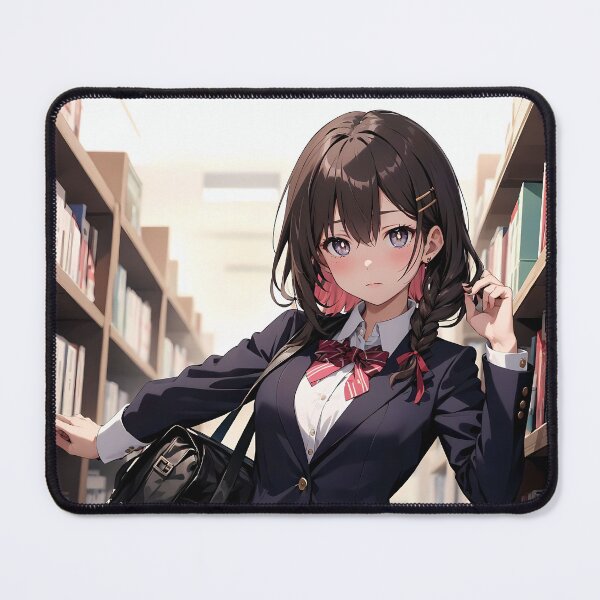 Item preview, Cute Anime School Girl, Ayako Mizushima designed and sold by iloveanimechibi.