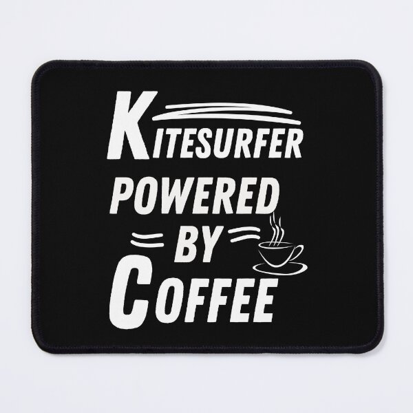 Item preview, Kitesurfer powered by coffee designed and sold by annoying-shirts.
