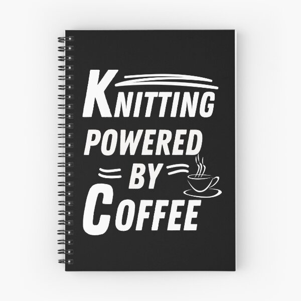 Item preview, Knitting powered by coffee   designed and sold by annoying-shirts.