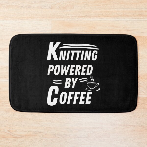 Item preview, Knitting powered by coffee   designed and sold by annoying-shirts.