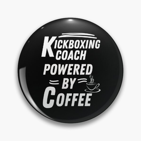 Item preview, Kickboxing coach powered by coffee   designed and sold by annoying-shirts.