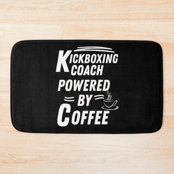 Item preview, Kickboxing coach powered by coffee   designed and sold by annoying-shirts.