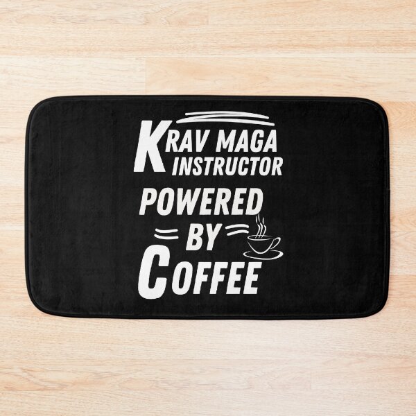 Item preview, Krav maga instructor powered by coffee   designed and sold by annoying-shirts.