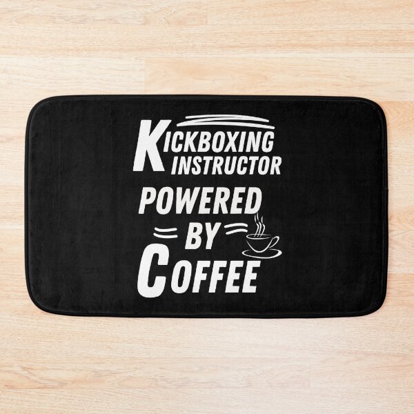 Item preview, Kickboxing instructor powered by coffee   designed and sold by annoying-shirts.