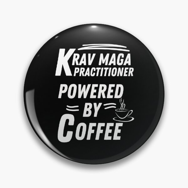 Item preview, Krav maga practitioner powered by coffee designed and sold by annoying-shirts.