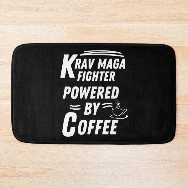 Item preview, Krav maga fighter powered by coffee designed and sold by annoying-shirts.