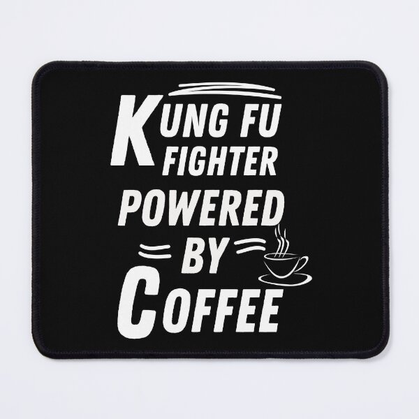 Item preview, Kung fu fighter powered by coffee designed and sold by annoying-shirts.