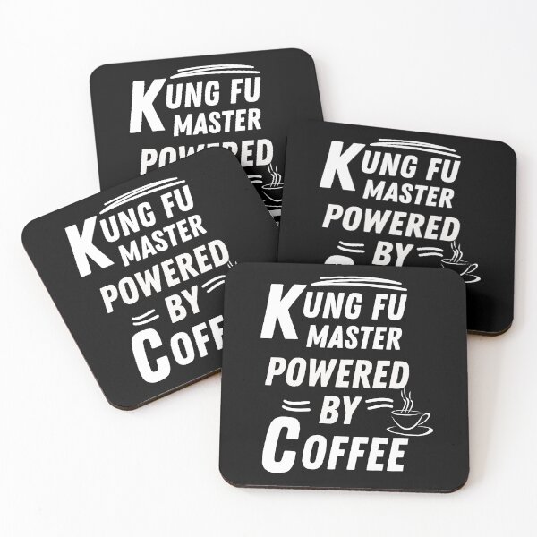 Item preview, Kung fu master powered by coffee designed and sold by annoying-shirts.