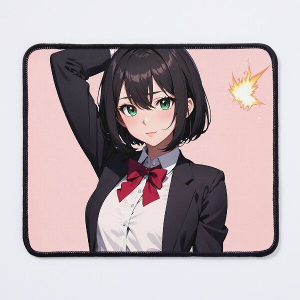 Item preview, Cute Anime School Girl, Haruhi Fujimoto designed and sold by iloveanimechibi.