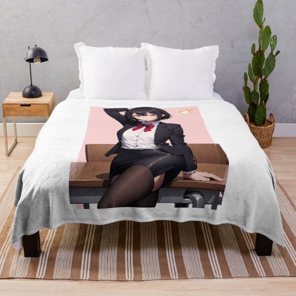 Item preview, Cute Anime School Girl, Haruhi Fujimoto designed and sold by iloveanimechibi.