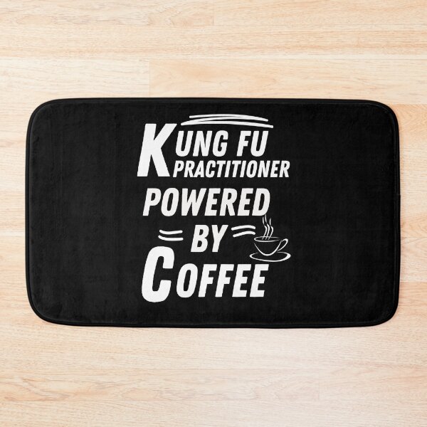 Item preview, Kung fu practitioner powered by coffee designed and sold by annoying-shirts.