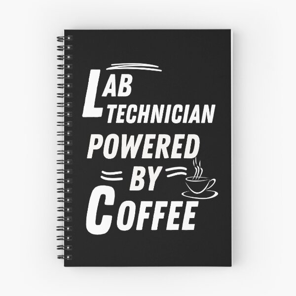 Item preview, Lab technician powered by coffee designed and sold by annoying-shirts.