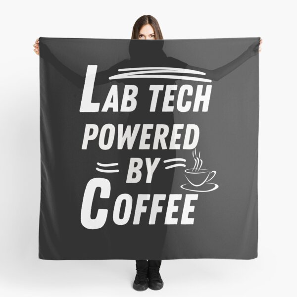 Item preview, Lab tech powered by coffee designed and sold by annoying-shirts.
