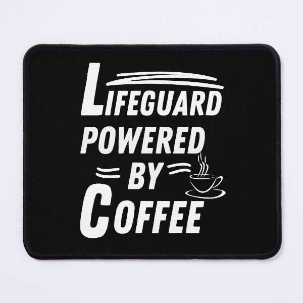 Item preview, Lifeguard powered by coffee designed and sold by annoying-shirts.