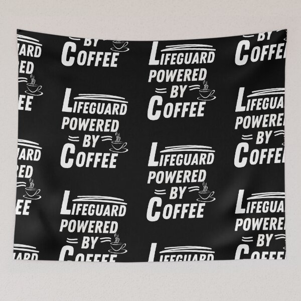 Item preview, Lifeguard powered by coffee designed and sold by annoying-shirts.