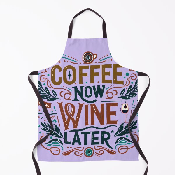 Item preview, Coffee Now Wine Later, typography designed and sold by maxmaj.