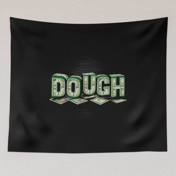 Item preview, Cash Slang DOUGH Shirt - Money Themed Graphic Tee designed and sold by HOMEDESIGNPRINT.