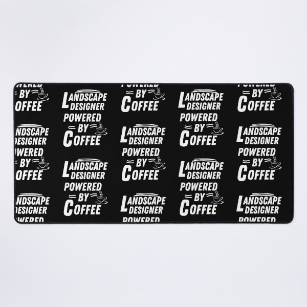 Aperçu de l'œuvre Paysagiste propulsé par le café créée et vendue par annoying-shirts.