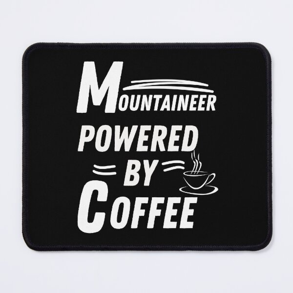 Artikelvorschau, Bergsteiger mit Kaffeeantrieb entworfen und verkauft von annoying-shirts.