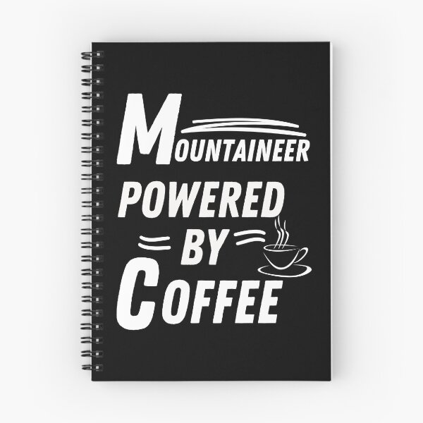 Artikelvorschau, Bergsteiger mit Kaffeeantrieb entworfen und verkauft von annoying-shirts.