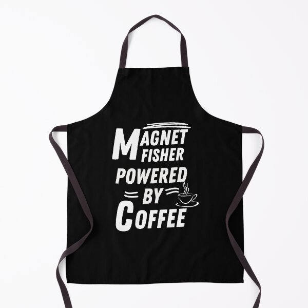 Item preview, Magnet fisher powered by coffee designed and sold by annoying-shirts.