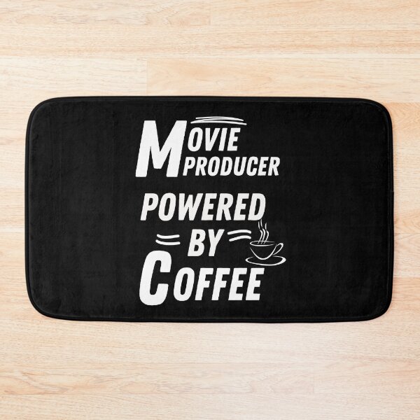 Item preview, Movie producer powered by coffee designed and sold by annoying-shirts.