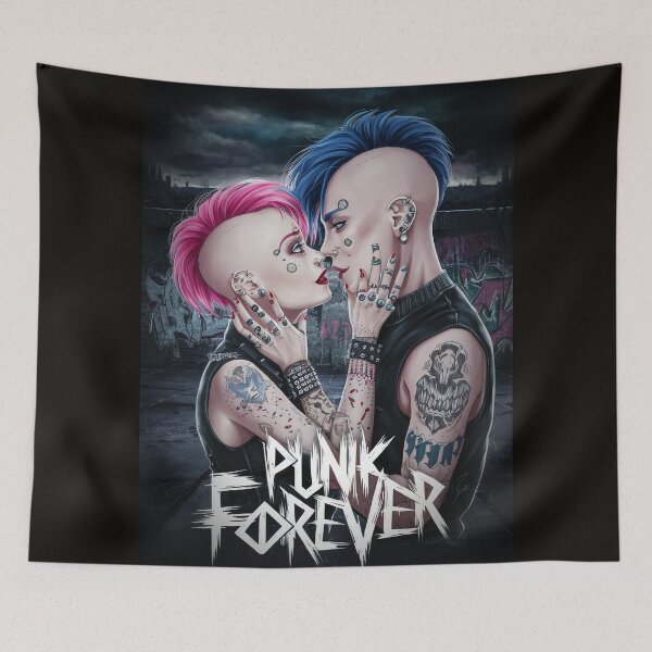 Item preview, PUNK FOREVER,PUNK,PUNK MUSIC, ROCK'N'ROLL, ALTERNATIVE, ANARCHY,CYBER GOTH designed and sold by GingerWolfArt.