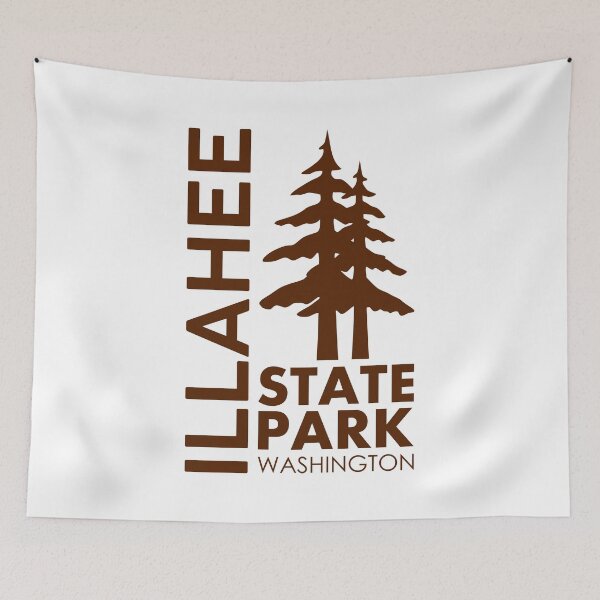 Item preview, Illahee State Park Washington Pines designed and sold by bivenart.
