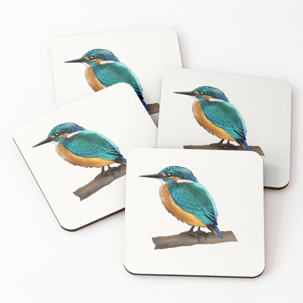 Item preview, Cute kingfisher designed and sold by Kat-D-Art.