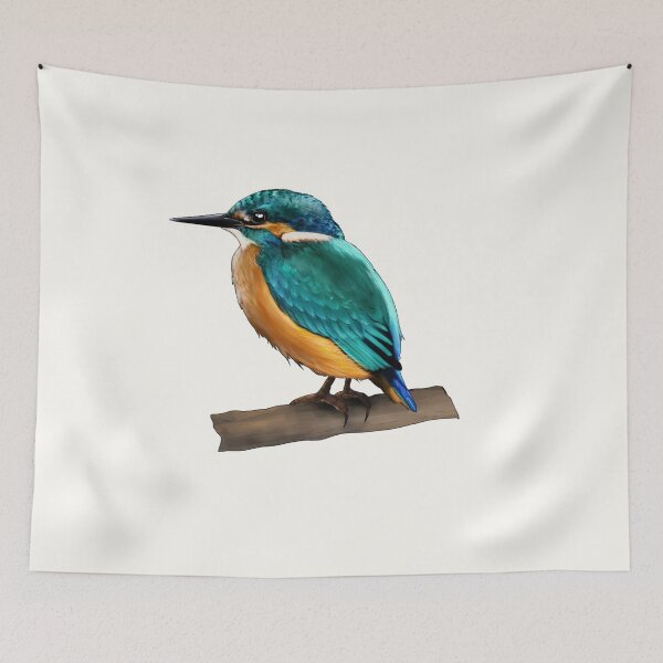 Item preview, Cute kingfisher designed and sold by Kat-D-Art.