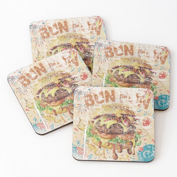 Item preview, vintage style special burger day art with dirty effects designed and sold by BKSARYLIFE.