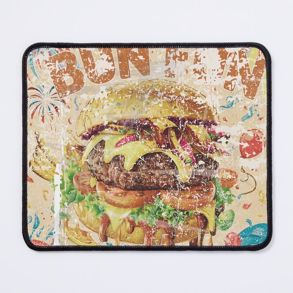 Item preview, vintage style special burger day art with dirty effects designed and sold by BKSARYLIFE.