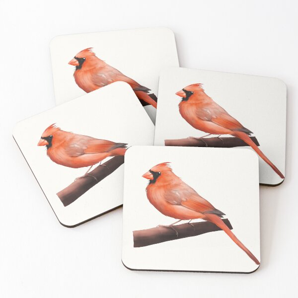 Item preview, Cute little Northern cardinal designed and sold by Kat-D-Art.