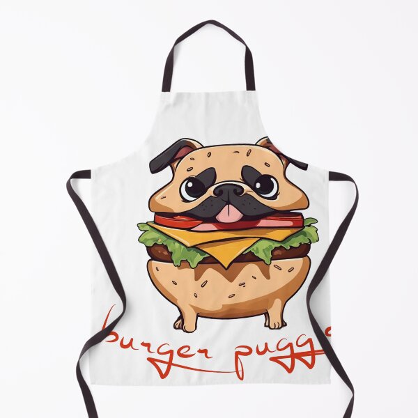 Item preview, Burger Boy Funny Burger Pug Dog  designed and sold by GoodyPaws.
