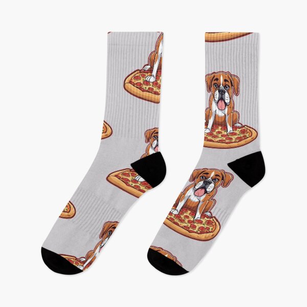 Item preview, Boxer dog and pizza designed and sold by GoodyPaws.