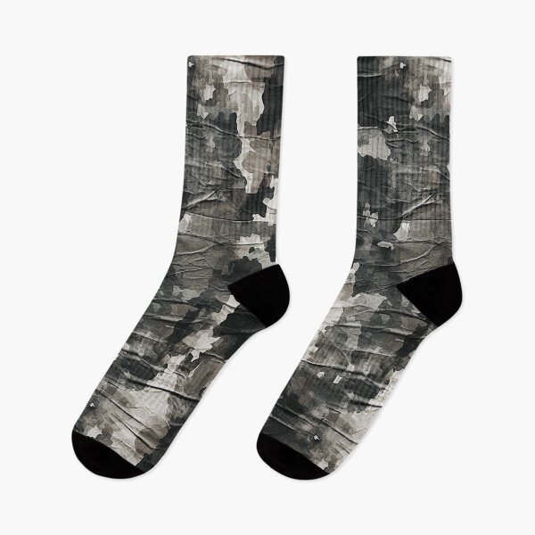 Item preview, Old School Gray Military Camo Worn Used Organic Realistic designed and sold by Geek Updated.