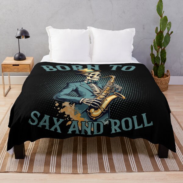 Item preview, Sax and Roll Funny Saxophone Jazz Music Design designed and sold by LuminOrb.
