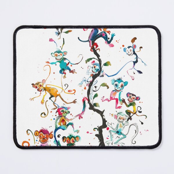 Item preview, colorful monkey business designed and sold by chi3-jp.